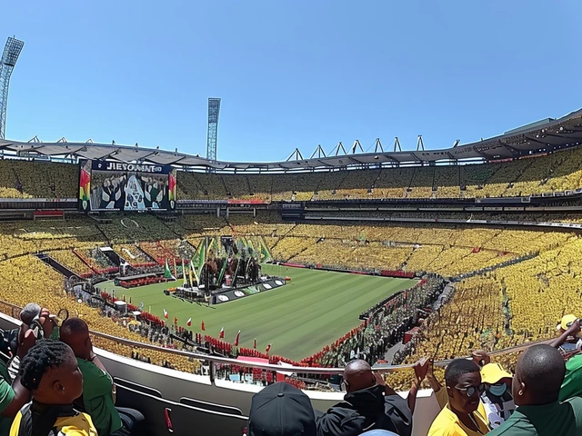 Thousands Gather for ANC's Siyanqoba Rally at FNB Stadium: A Day of Unity and Optimism